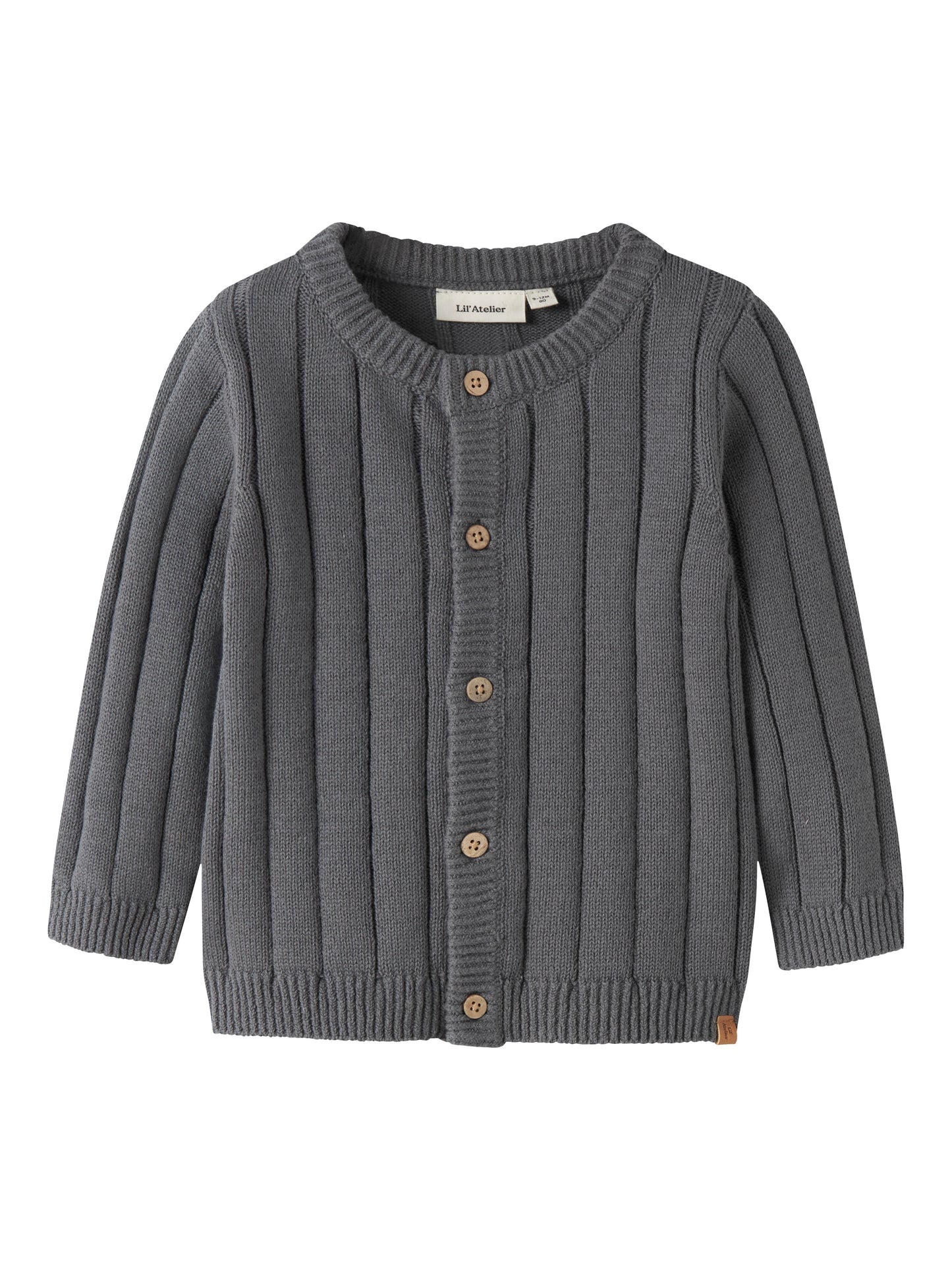 Lil Atelier BABY | Lomon strikket cardigan - Poppy Seed