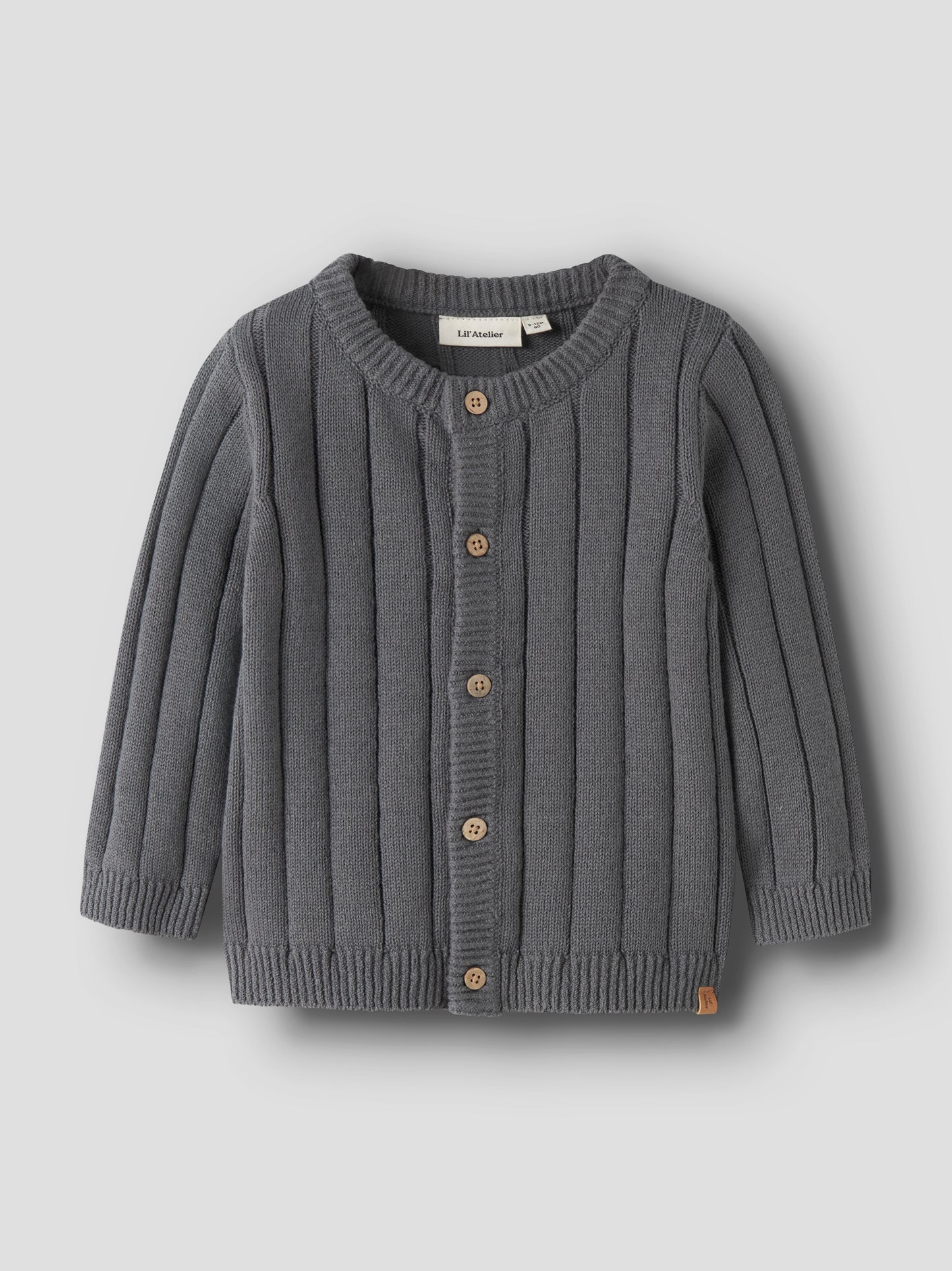 Lil Atelier BABY | Lomon strikket cardigan - Poppy Seed