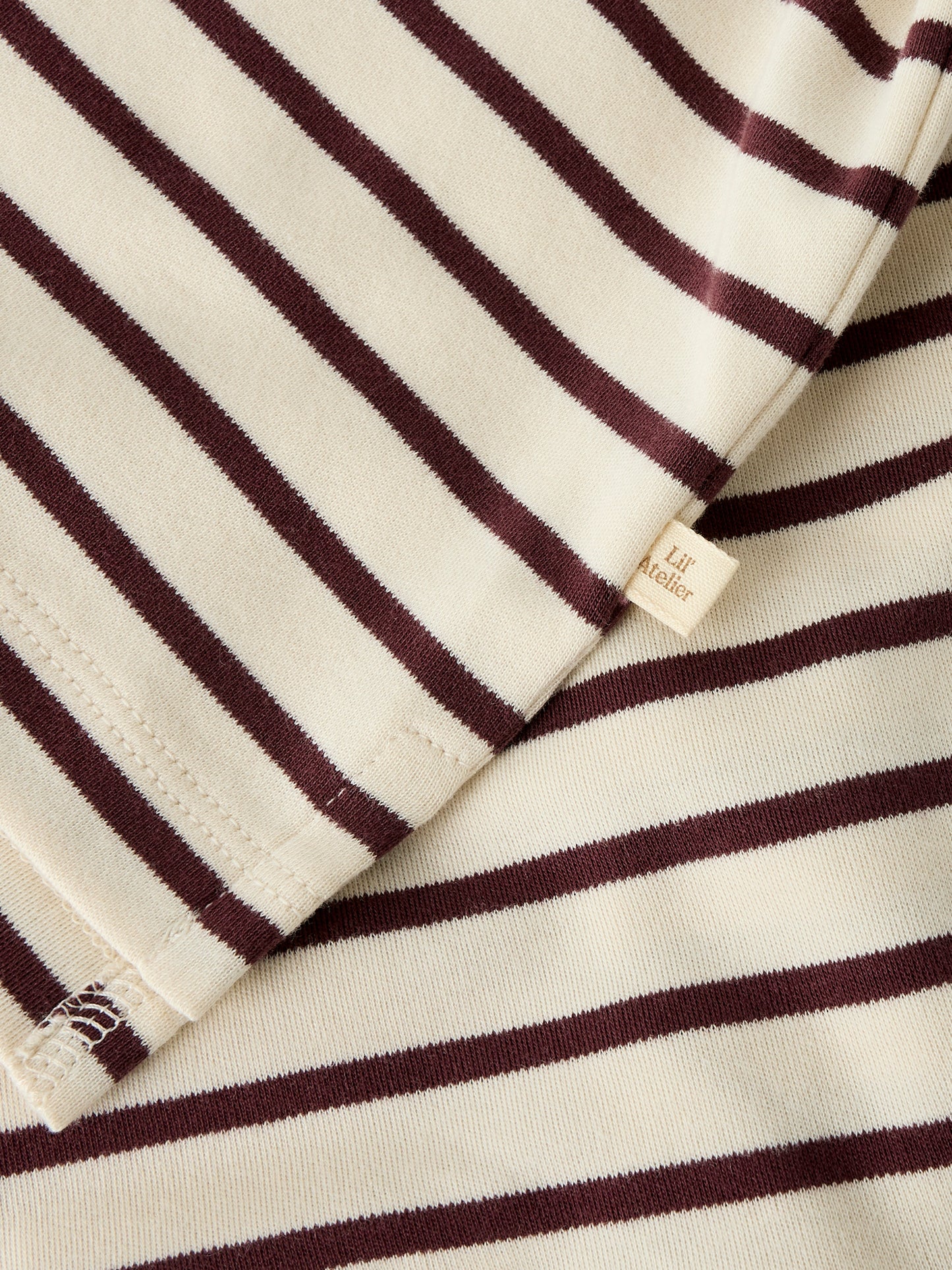 Lil Atelier Mini | Mia bomullsgenser - Catawba Grape/Turtledove