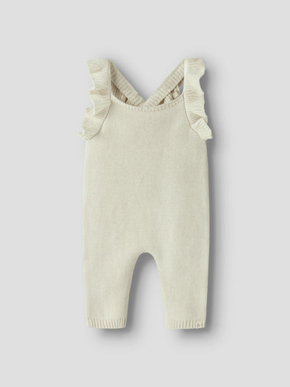 Lil Atelier BABY | Oplea Strikket overall - Turtledove