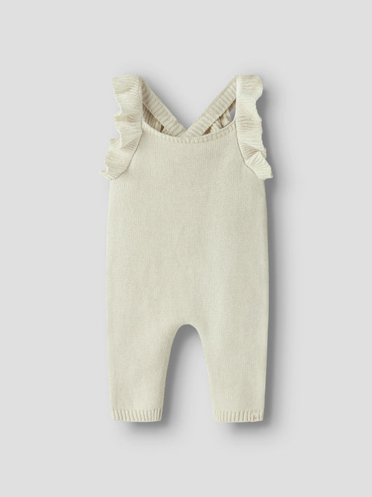 Lil Atelier BABY | Oplea Strikket overall - Turtledove