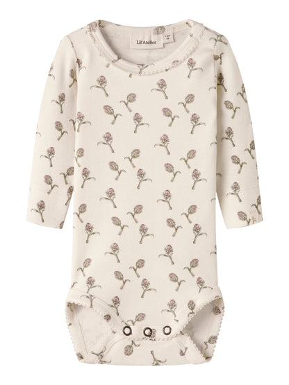 Lil Atelier Baby | Gayo Slim Body - Turtledove Artichoke