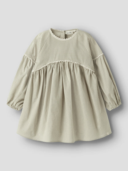 Lil Atelier MINI | Foleno Kjole - Moss Gray