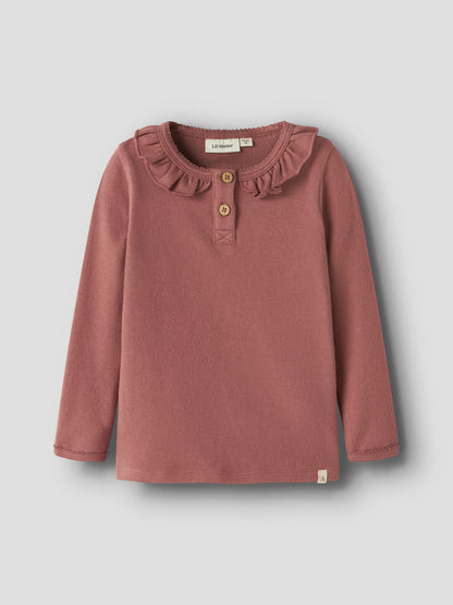 Lil Atelier MINI | Thoro myk genser - Mahogany