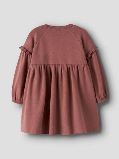 Lil Atelier MINI | Thoro myk kjole - Mahogany