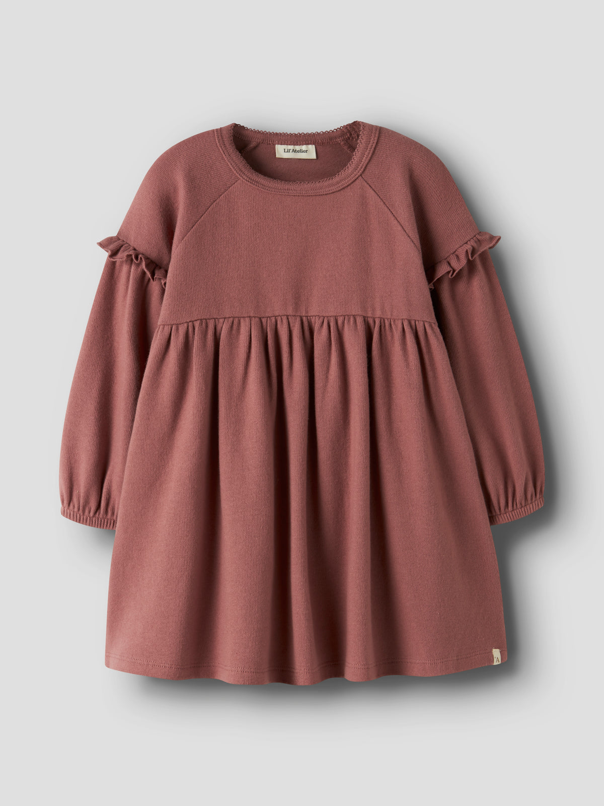 Lil Atelier MINI | Thoro myk kjole - Mahogany