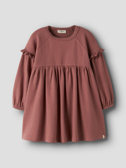 Lil Atelier MINI | Thoro myk kjole - Mahogany