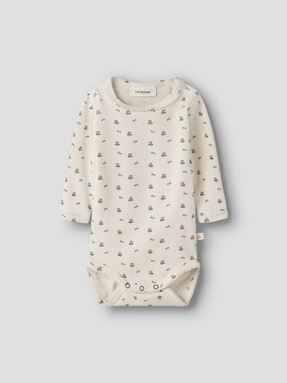 Lil Atelier Baby | Lago Mau Slim Body - Turtledove Blue Flower