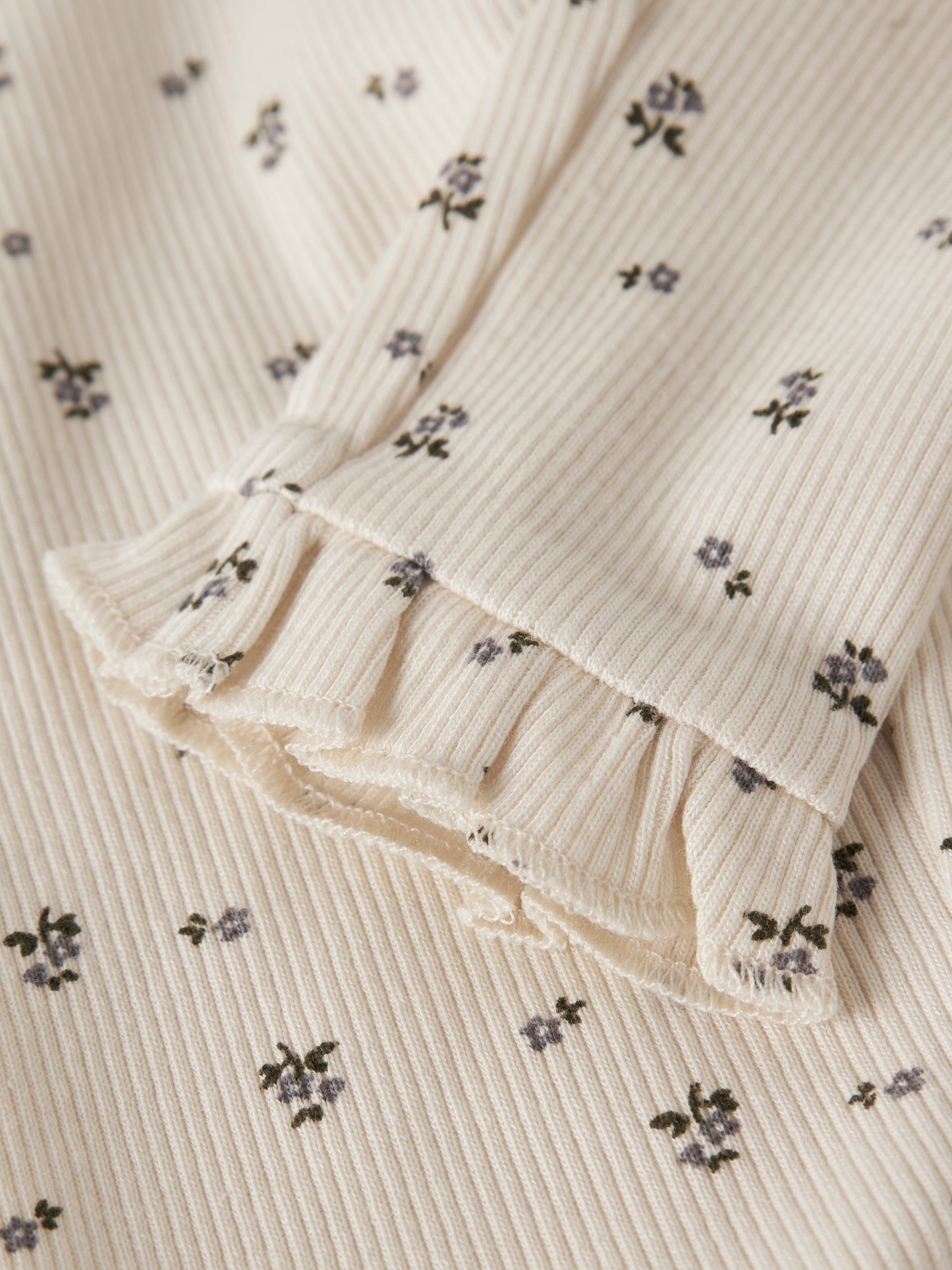 Lil Atelier Baby | Lago Slim Leggings - Turtledove Blue Flower