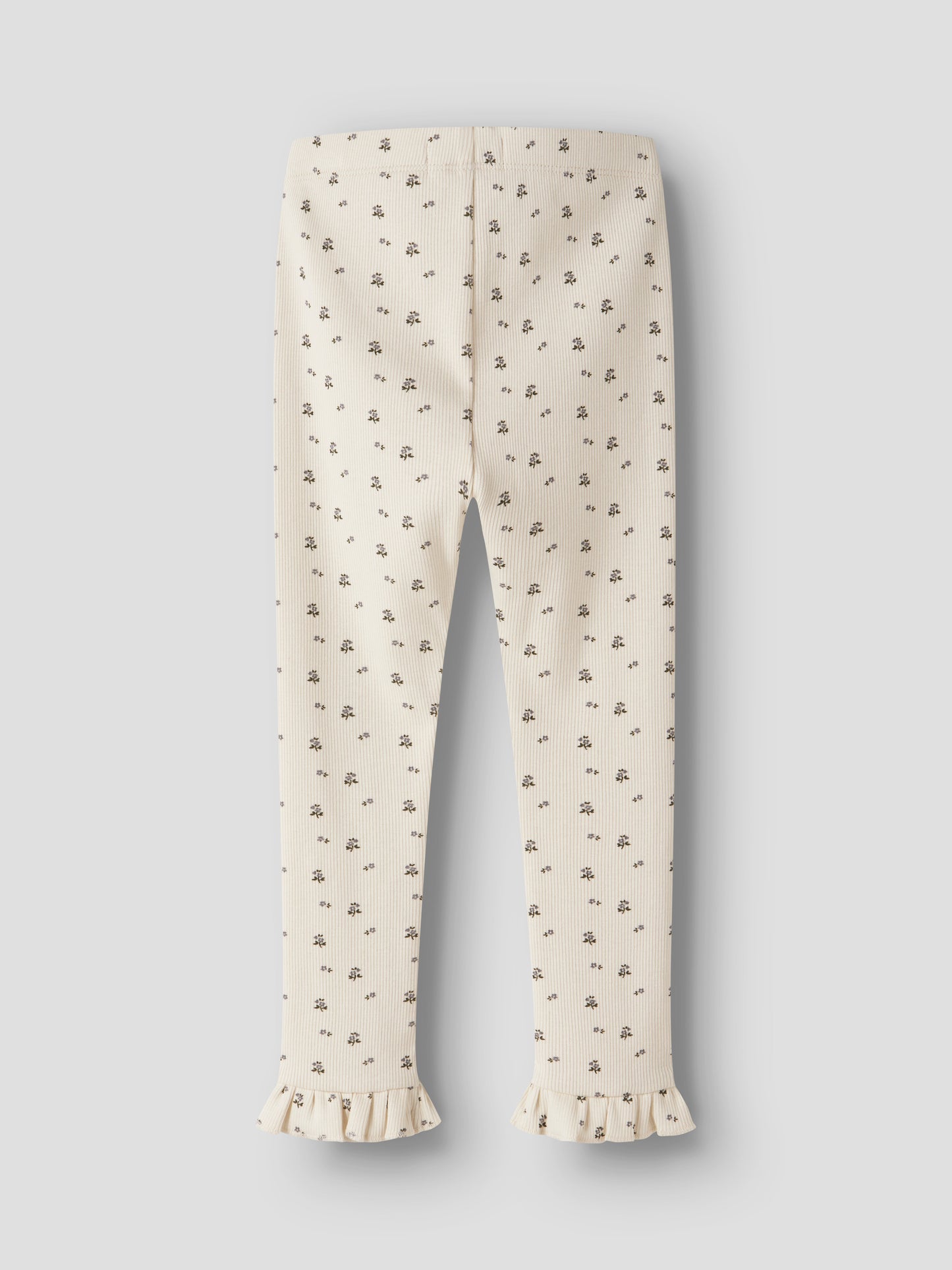 Lil Atelier Mini | Lago Slim Leggings - Turtledove Blue flower