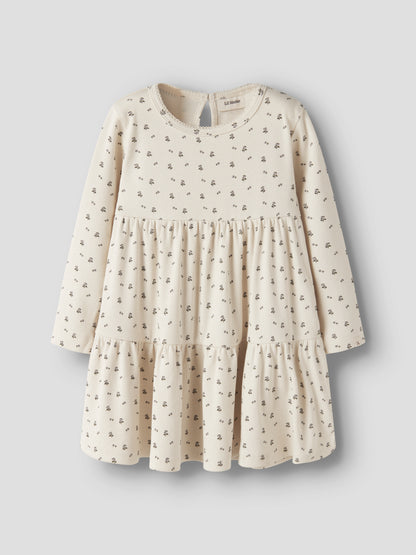 Lil Atelier Mini | Lago bomullskjole - Turtledove Blue Flower
