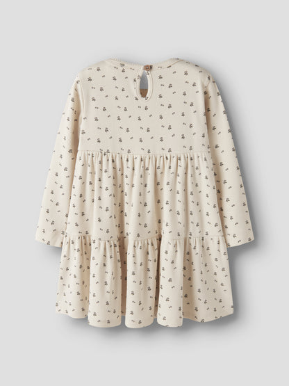 Lil Atelier Mini | Lago bomullskjole - Turtledove Blue Flower