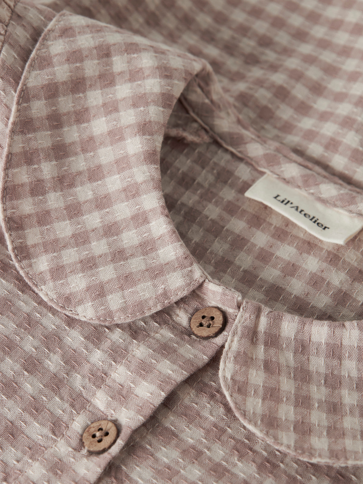 Lil Atelier BABY| Rebba Kjolebody - Bark Lilac Ash