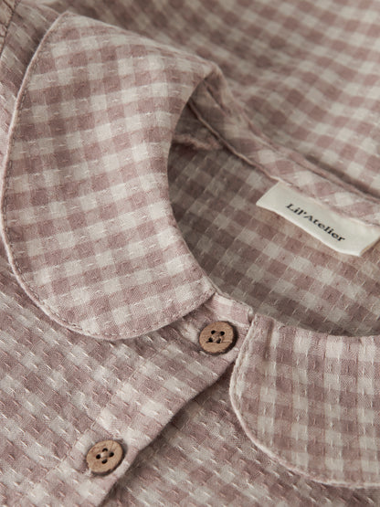 Lil Atelier BABY| Rebba Kjolebody - Bark Lilac Ash