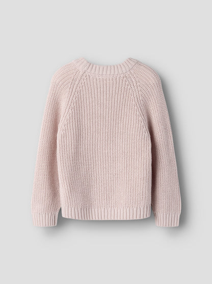 Lil Atelier MINI | Femlen Chunky strikket genser - Hushed Violet