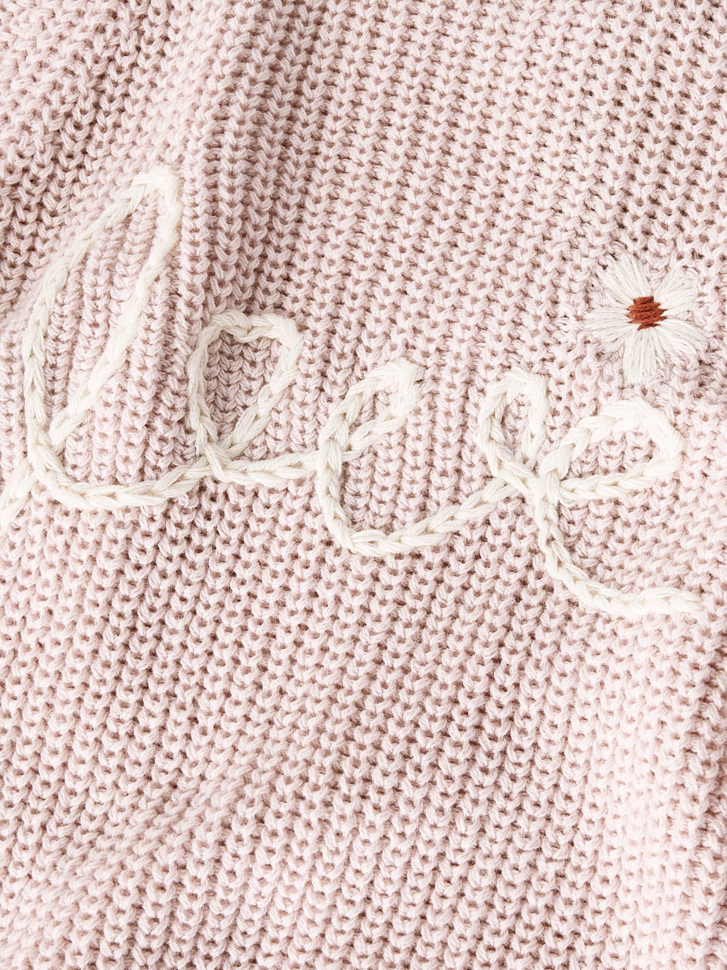 Lil Atelier MINI | Femlen Chunky strikket genser - Hushed Violet