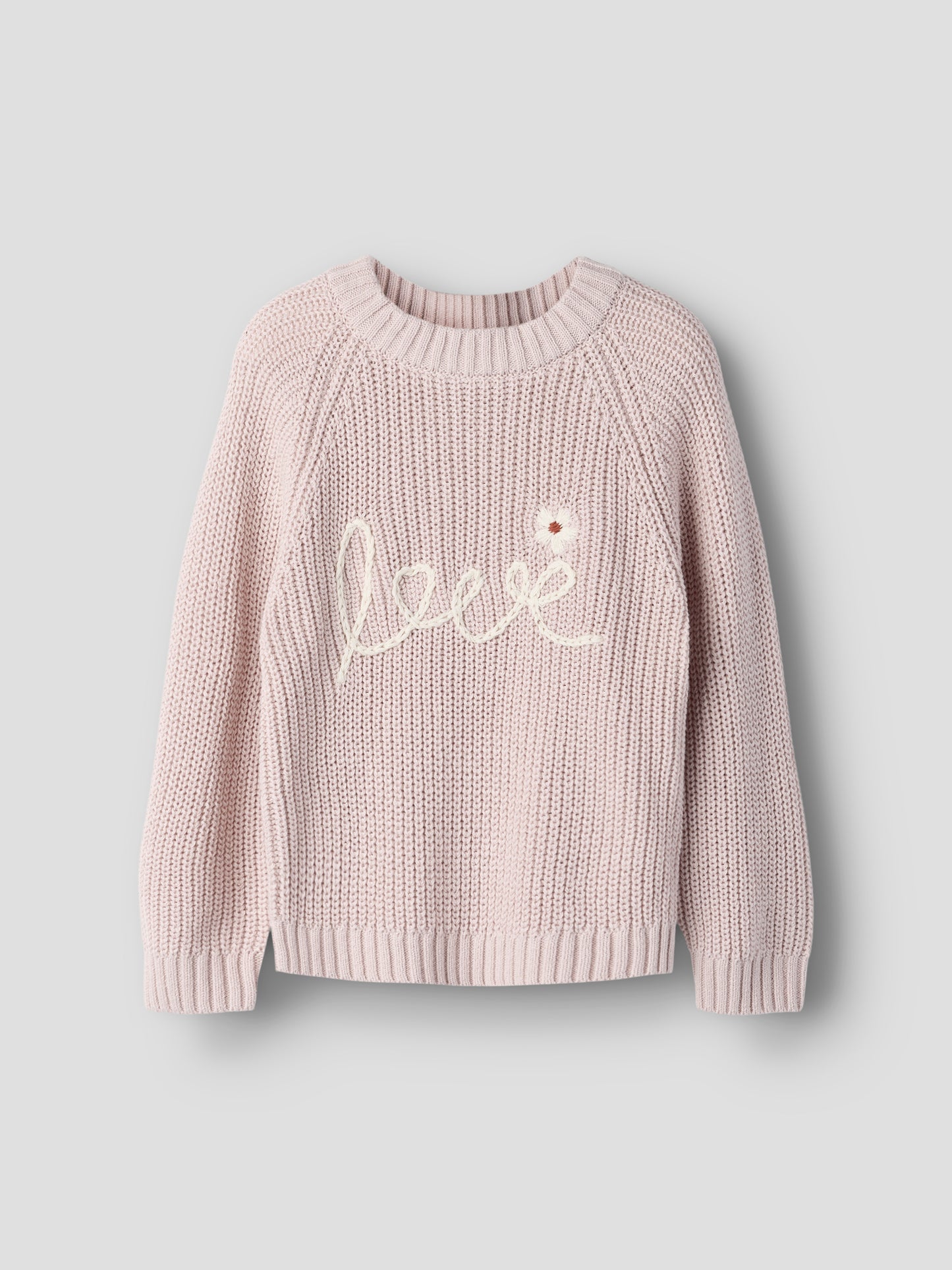 Lil Atelier MINI | Femlen Chunky strikket genser - Hushed Violet