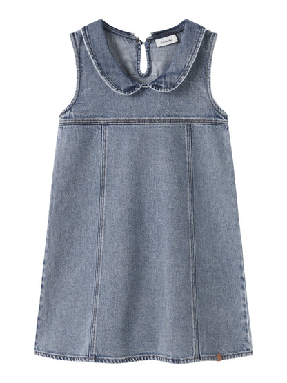 Lil Atelier Mini | Karole Denimkjole - Medium Blue Denim