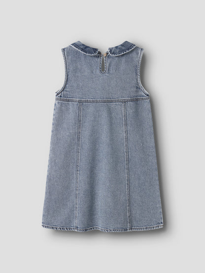 Lil Atelier Mini | Karole Denimkjole - Medium Blue Denim