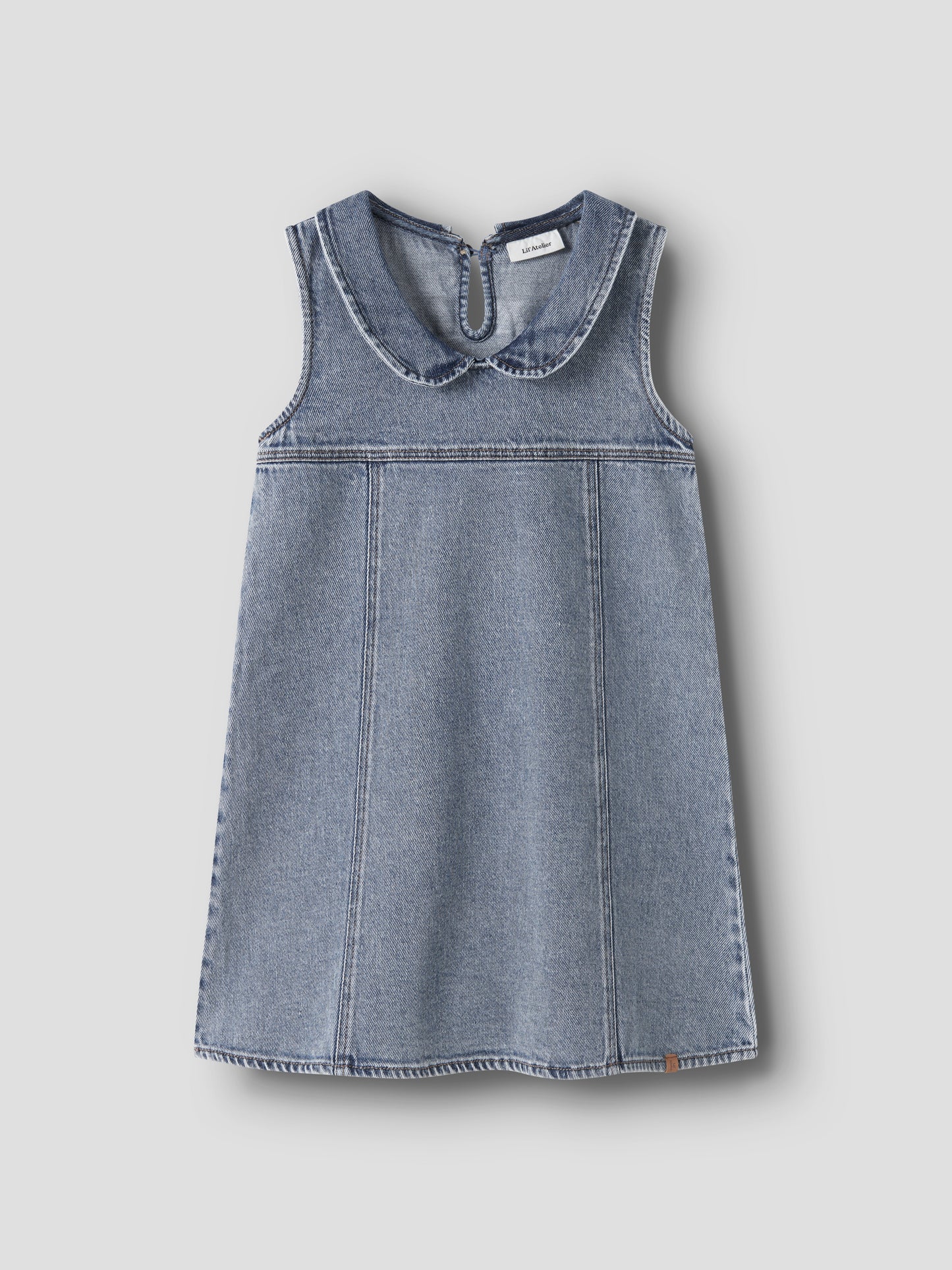 Lil Atelier Mini | Karole Denimkjole - Medium Blue Denim
