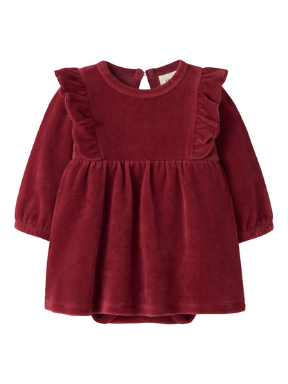 Lil Atelier BABY | Saga Julekjole - Biking Red