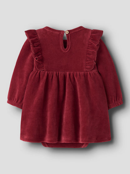 Lil Atelier BABY | Saga Julekjole - Biking Red