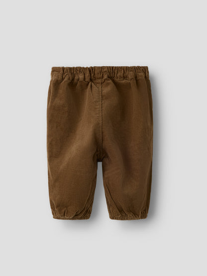 Lil Atelier Baby | Somba kordfløyel bukse - Teak