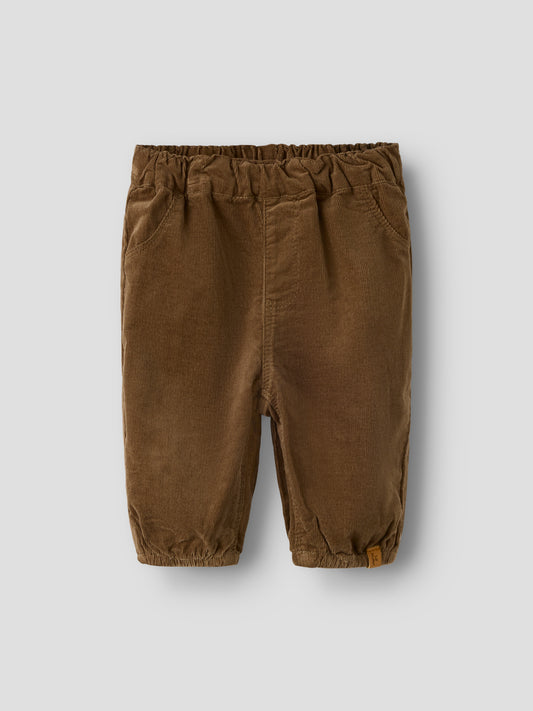 Lil Atelier Baby | Somba kordfløyel bukse - Teak
