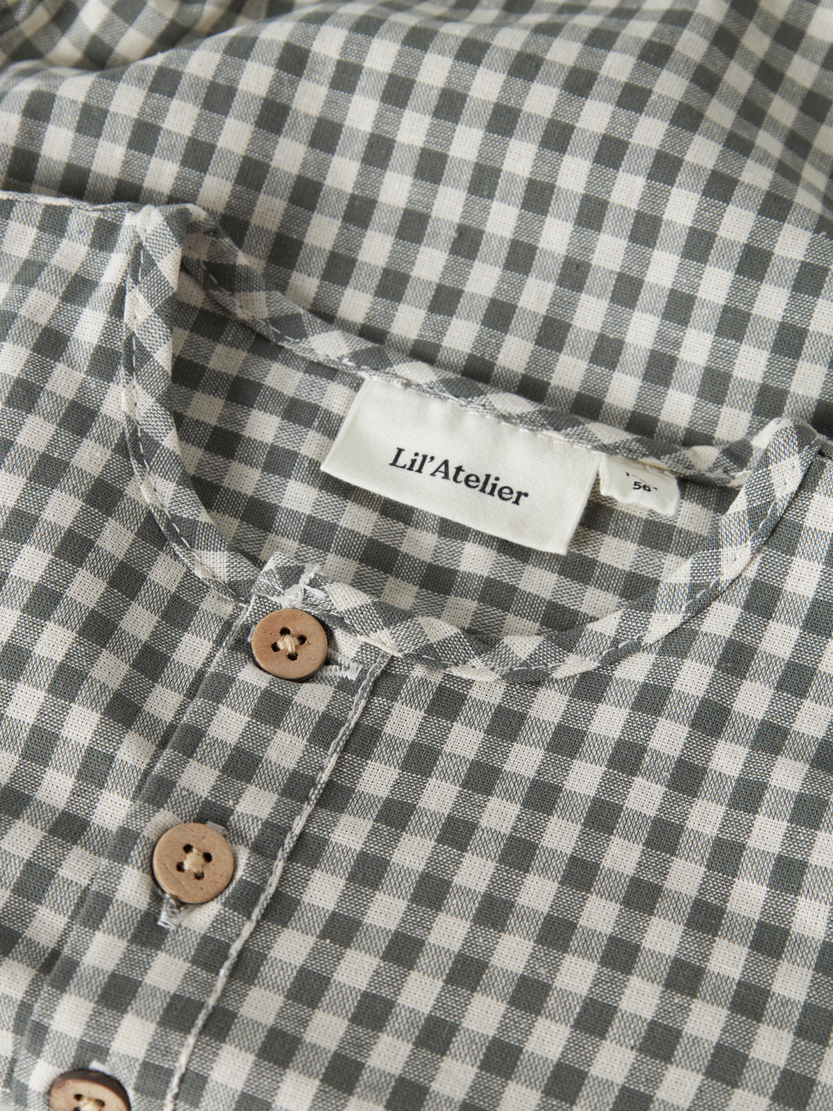 Lil Atelier BABY | Roanne skjortebody - Mulled Basil
