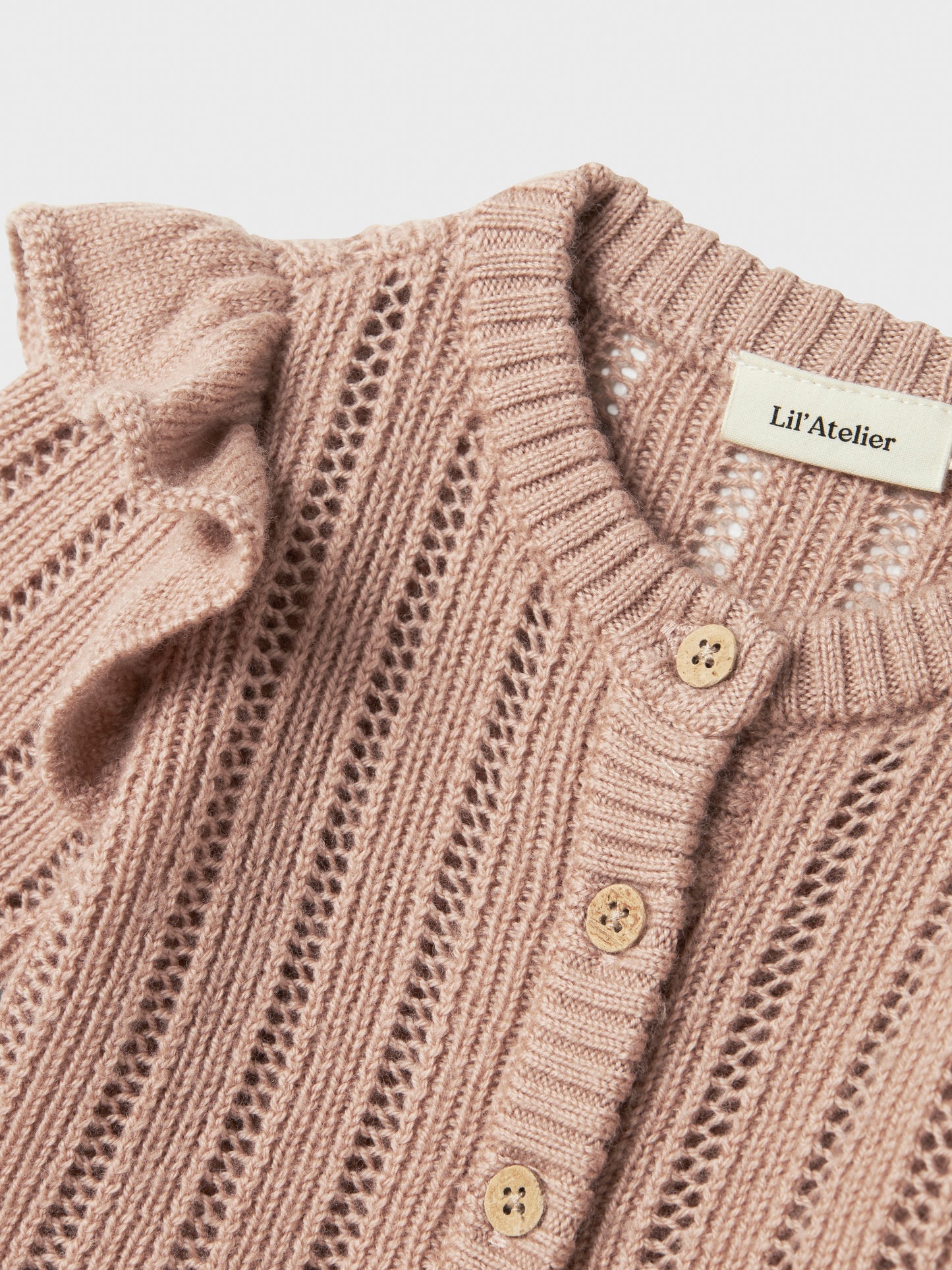 Lil Atelier Baby | Nomo strikket ulljakke - Roebuck