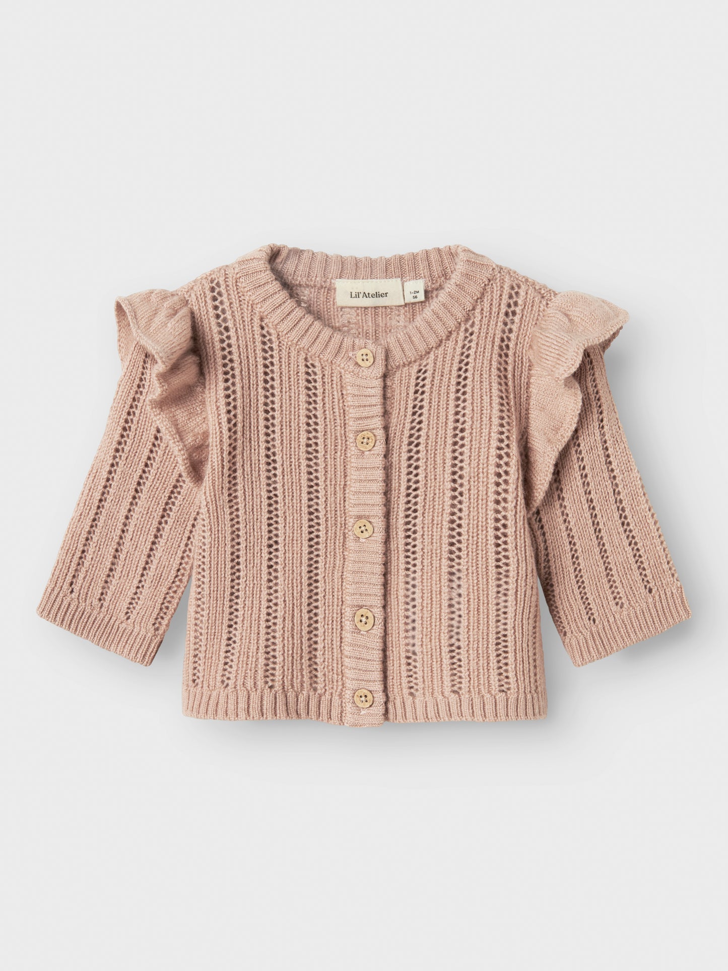 Lil Atelier Baby | Nomo strikket ulljakke - Roebuck
