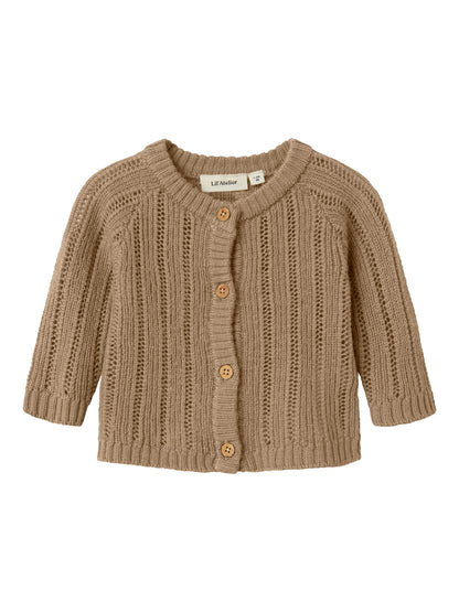 Lil Atelier Baby | Nomo strikket ulljakke - Tigers Eye