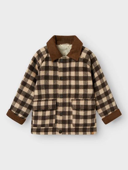 Lil Atelier Mini | Nima Loose Unisex Jacket - Turtledove