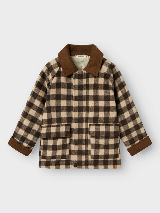 Lil Atelier Mini | Nima Loose Unisex Jacket - Turtledove