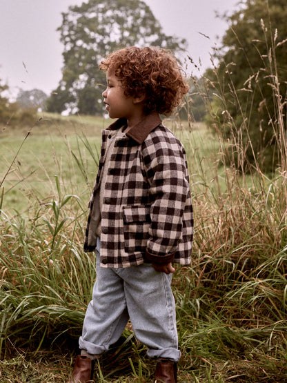Lil Atelier Mini | Nima Loose Unisex Jacket - Turtledove
