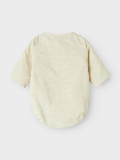 Lil Atelier Baby | Motto Loose Skjortebody - Turtledove