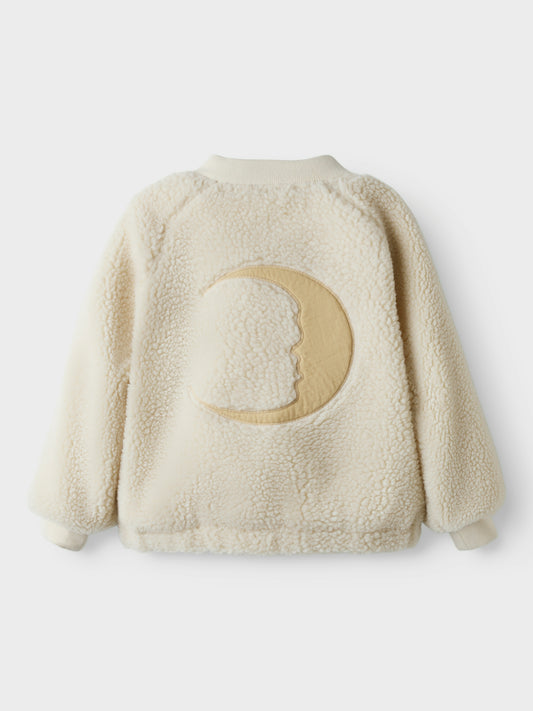 Lil Atelier Mini | Lajo Unisex Teddy Bomberjakke - Moon