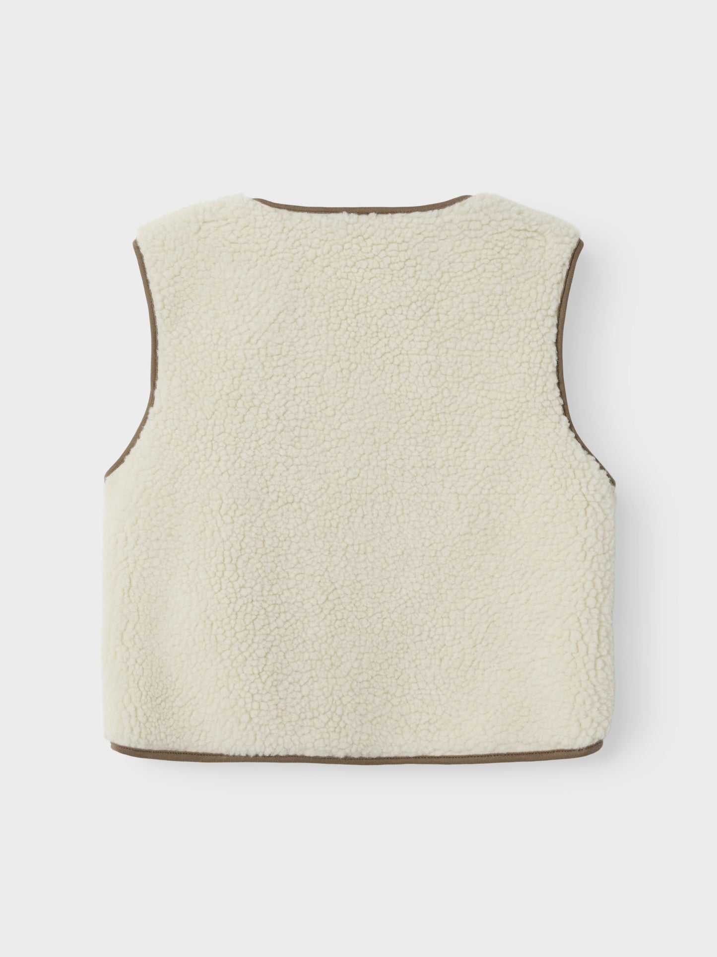 Lil Atelier Mini | Lajo Unisex Teddy Vest - Turtledove