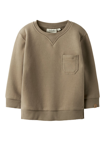Lil Atelier Mini | London Sweat Genser - Sepia Tint