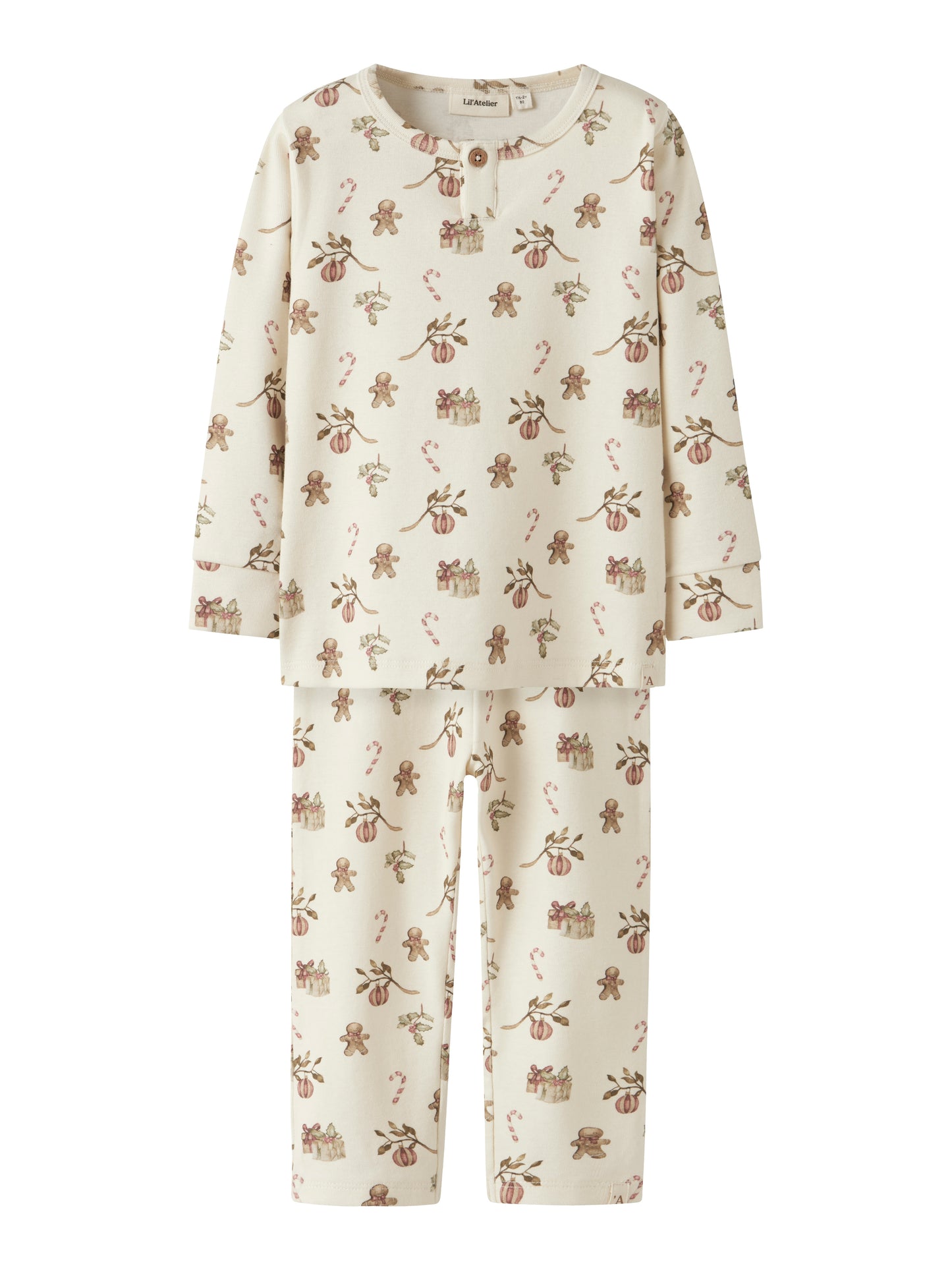 Lil Atelier Mini | Layo Julepysjamas Unisex - Turtledove