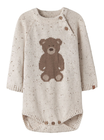 Lil Atelier Baby | Galto strikket Romper - Teddy