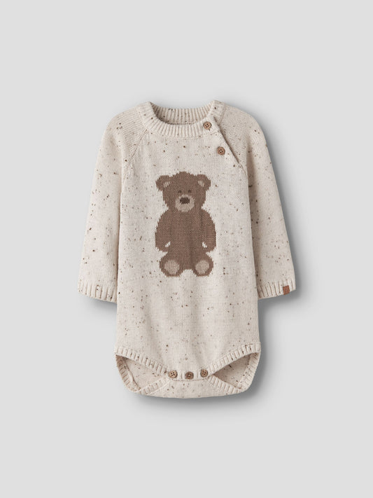 Lil Atelier Baby | Galto strikket Romper - Teddy