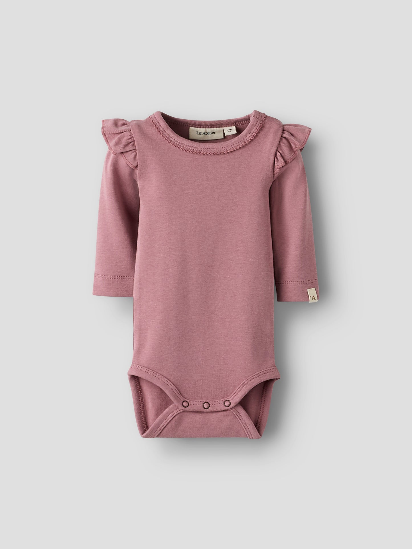 Lil Atelier Baby | Layo Slim Bomullsbody - Nostalgia Rose