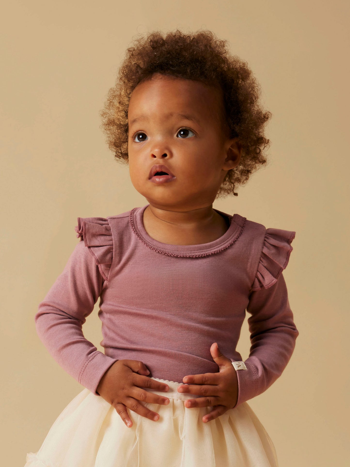 Lil Atelier Baby | Layo Slim Bomullsbody - Nostalgia Rose