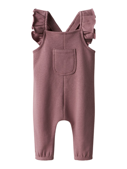 Lil Atelier Baby | Kilano Sweat Overall - Nostalgia Rose