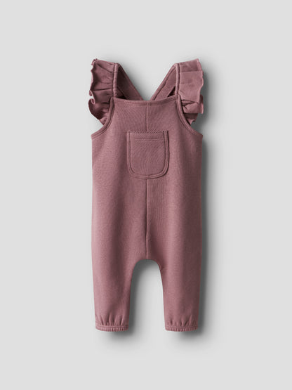 Lil Atelier Baby | Kilano Sweat Overall - Nostalgia Rose