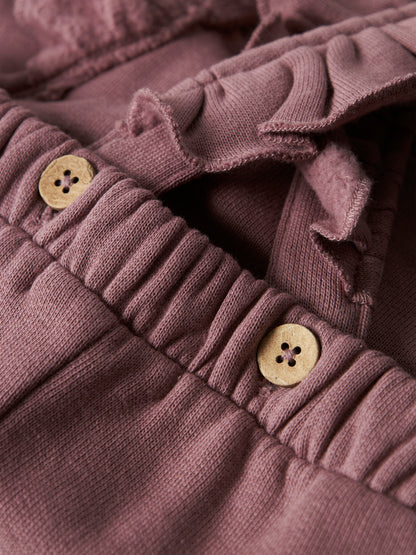 Lil Atelier Baby | Kilano Sweat Overall - Nostalgia Rose