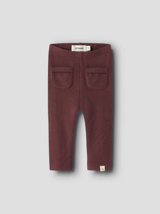 Lil Atelier Baby | Thoro Myk Leggings - Catawba Grape