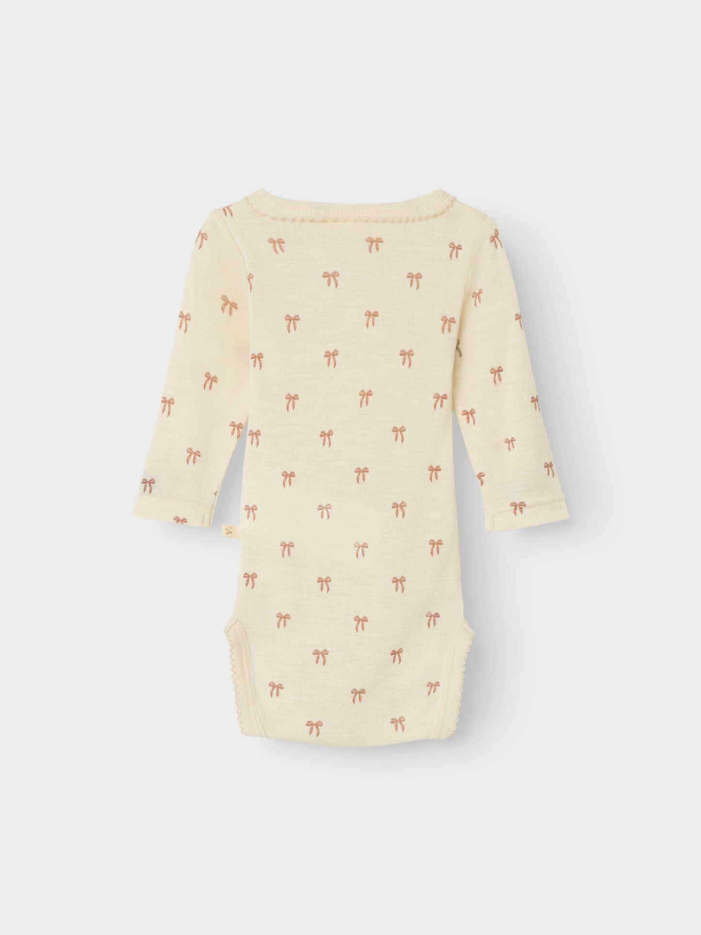 Lil Atelier Baby | Nalu Tynn ullbody - Sløyfer Turtledove