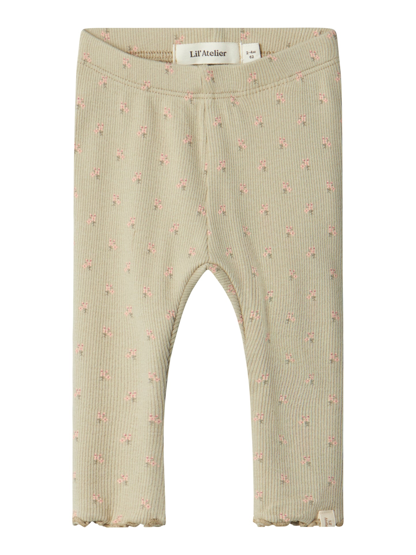 Lil Atelier Baby | Gago Slim Leggings - Moss Gray